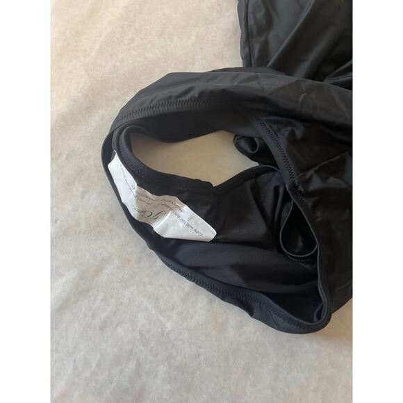 J. Crew Reimagined NWT One Piece Slimming Ruffle Sleeve Padded Swimsuit Size 12 - Picture 5 of 7